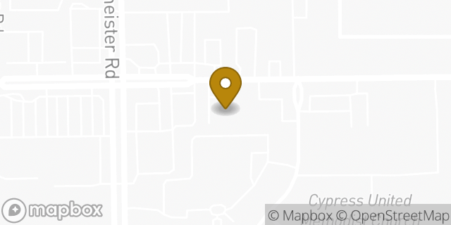 Map showing the location of AutoZone in Cypress, TX 77429