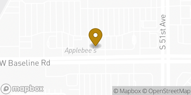 Map showing the location of Starbucks Coffee Company in Laveen Village, AZ 85339