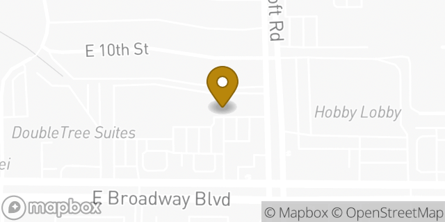 Map showing the location of The UPS Store in Tucson, AZ 85711