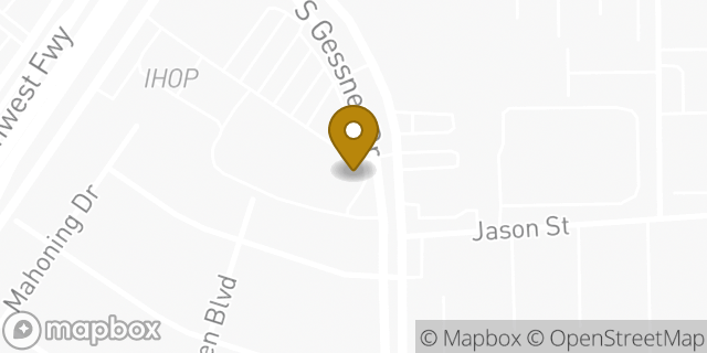 Map showing the location of Subway in Houston, TX 77074