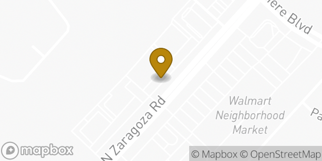 Map showing the location of HOTWORX - El Paso - Zaragoza in El Paso, TX 79938
