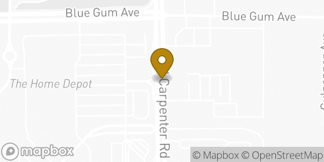 Map showing the location of Penske Truck Rental in Modesto, CA 95351