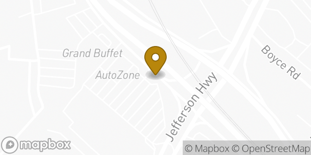 Map showing the location of AutoZone in New Orleans, LA 70123
