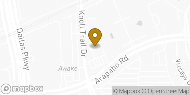 Map showing the location of Amazon Locker - Delivery in Dallas, TX 75248