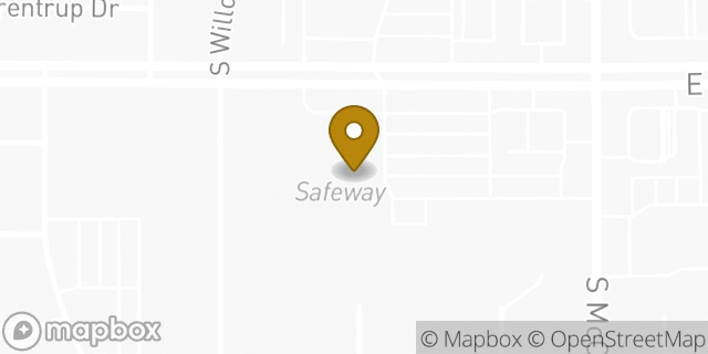 Map showing the location of Coinme in Tempe, AZ 85284