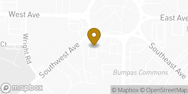 Map showing the location of Dunkin' in Tallmadge, OH 44278