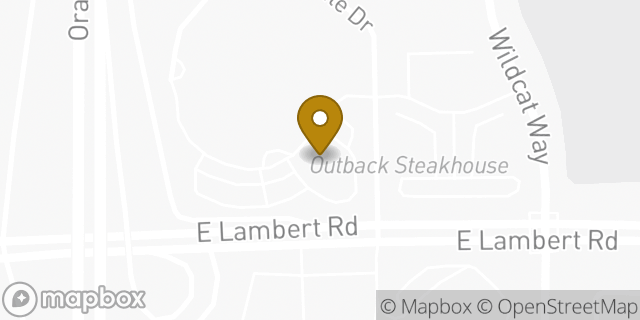 Map showing the location of Starbucks in Brea, CA 92821