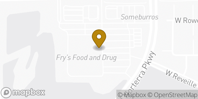Map showing the location of Starbucks in Phoenix, AZ 85085