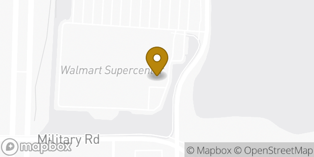 Map showing the location of Walmart in Omaha, NE
