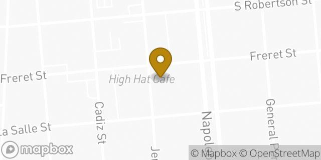 Map showing the location of Trader Joe's in New Orleans, LA 70115