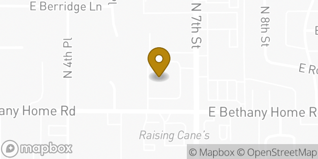 Map showing the location of ATM CVS in Phoenix, AZ