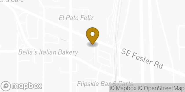 Map showing the location of Planet Fitness in Portland, OR 97266
