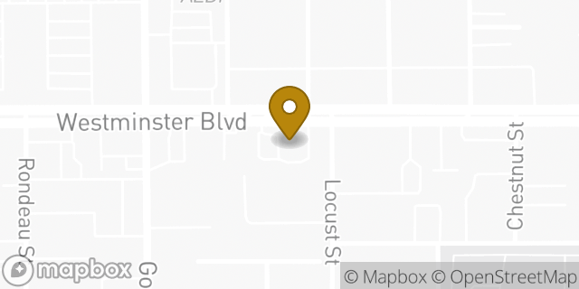 Map showing the location of McDonald's in Westminster, CA 92683