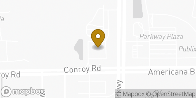Map showing the location of ATM Walgreens in Orlando, FL