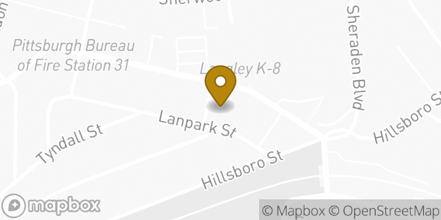 Map showing the location of American Legion Post 496 in Pittsburgh, PA 15204