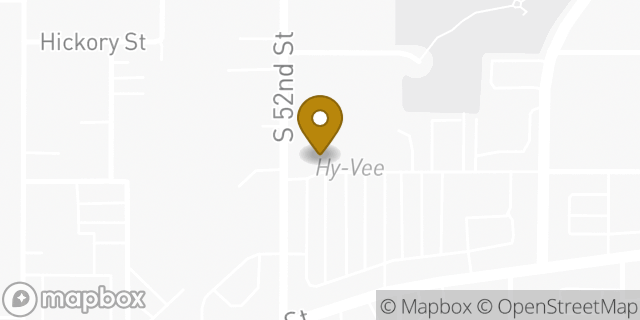 Map showing the location of Starbucks in Omaha, NE 68106