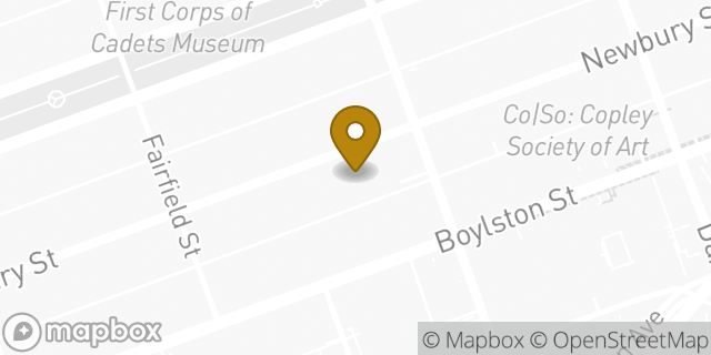 Map showing the location of lululemon in Boston, MA 02116