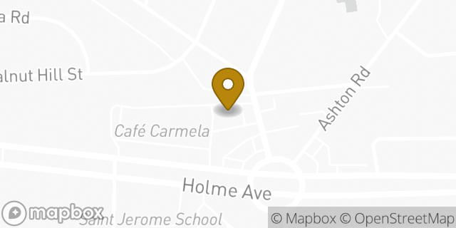 Map showing the location of Dunkin' in Philadelphia, PA 19152