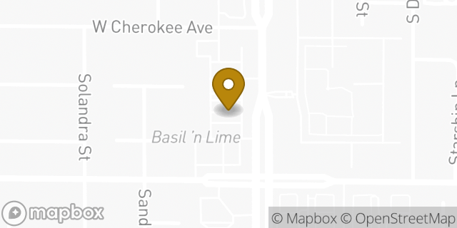 Map showing the location of Enterprise Rent-A-Car in Las Vegas, NV 89147