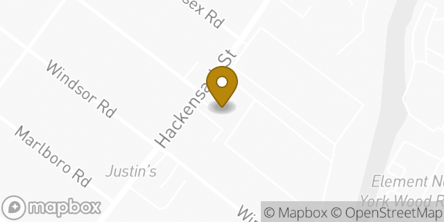 Map showing the location of Amazon Locker - Hutchin in Wood-Ridge, NJ 07075