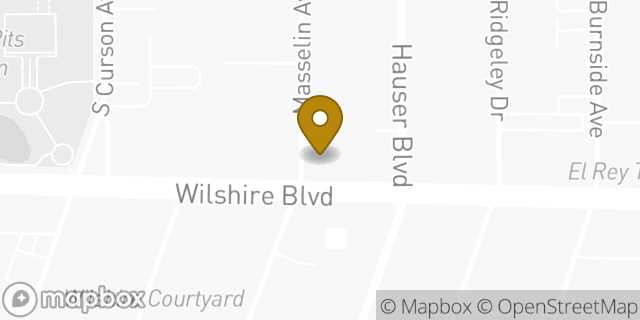 Map showing the location of Staples in Los Angeles, CA 90036