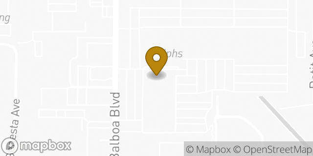 Map showing the location of CVS Pharmacy in Granada Hills, CA 91344