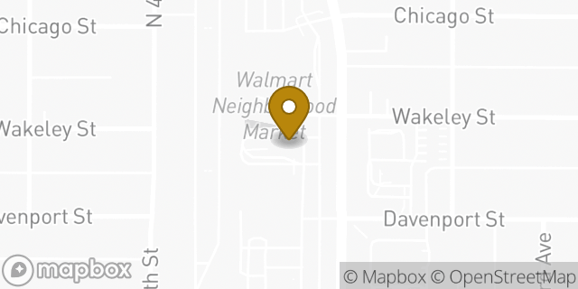 Map showing the location of Starbucks in Omaha, NE 68131
