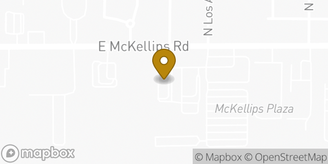 Map showing the location of Sonic Drive In in Mesa, AZ 85213