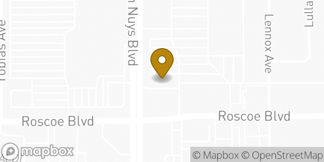 Map showing the location of Bank of America in Panorama City, CA 91402