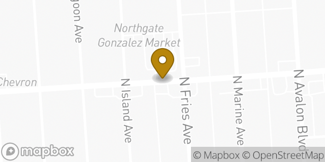 Map showing the location of ATM CVS in Wilmington, CA