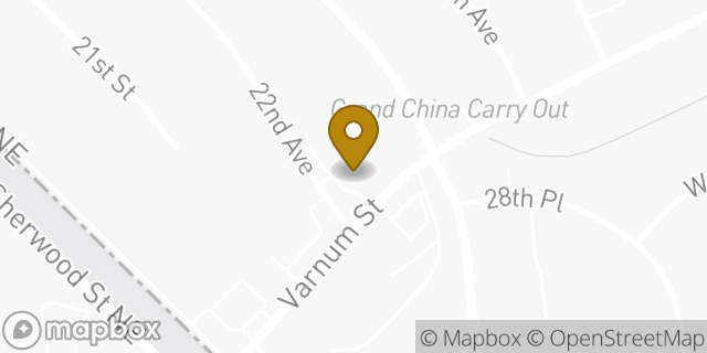Map showing the location of Amazon Locker - Paella in Mount Rainier, MD 20712