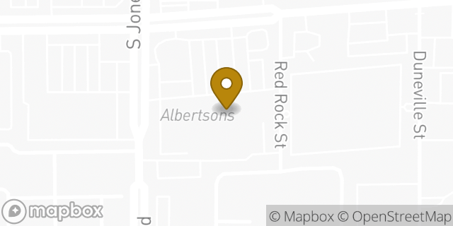 Map showing the location of Albertsons in Las Vegas, NV 89103