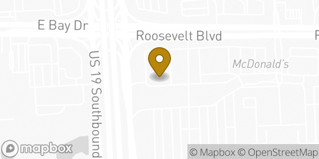 Map showing the location of Amazon Locker - Cisella in Clearwater, FL 33764