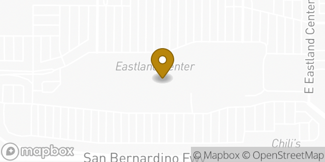 Map showing the location of Old Navy Eastland Center in West Covina, CA 91791