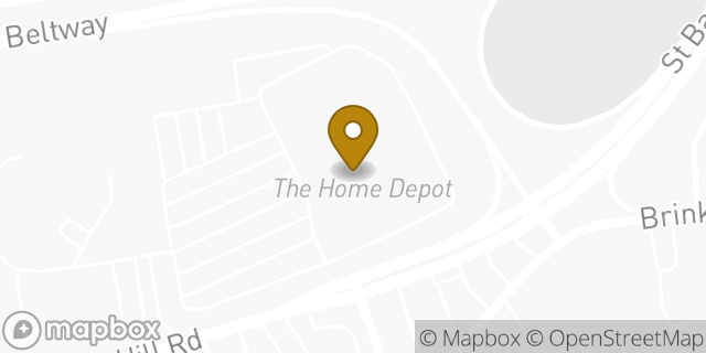Map showing the location of The Home Depot in Oxon Hill, MD 20745