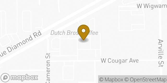 Map showing the location of AutoZone in Las Vegas, NV 89139