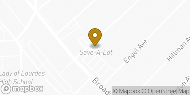 Map showing the location of Amazon Locker - Archives in Cleveland, OH 44127