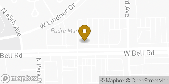 Map showing the location of Baskin-Robbins in Phoenix, AZ 85308