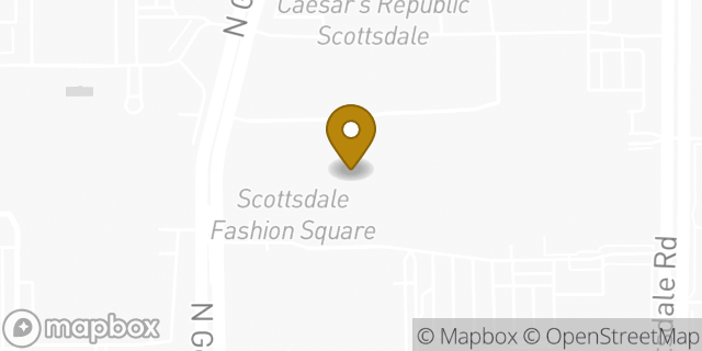Map showing the location of Sunglass Hut in Scottsdale, AZ 85251