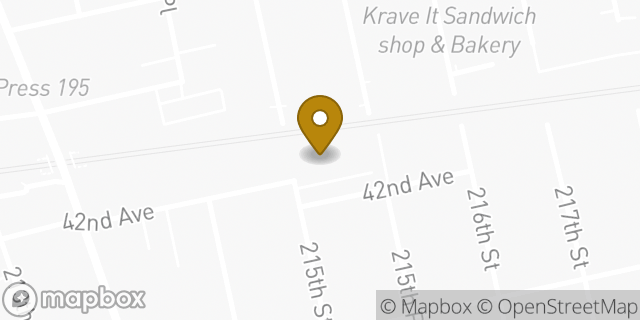 Map showing the location of CubeSmart Self Storage in Bayside, NY 11361