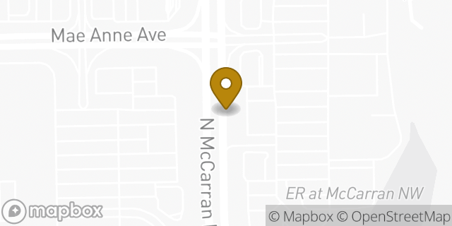 Map showing the location of ATM Walgreens in Reno, NV
