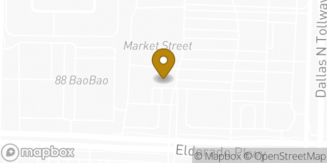 Map showing the location of The UPS Store in Frisco, TX 75033