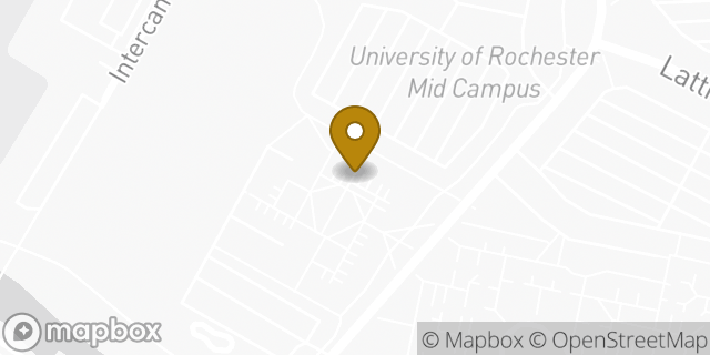 Map showing the location of Amazon Locker - Comunardo in Rochester, NY 14627