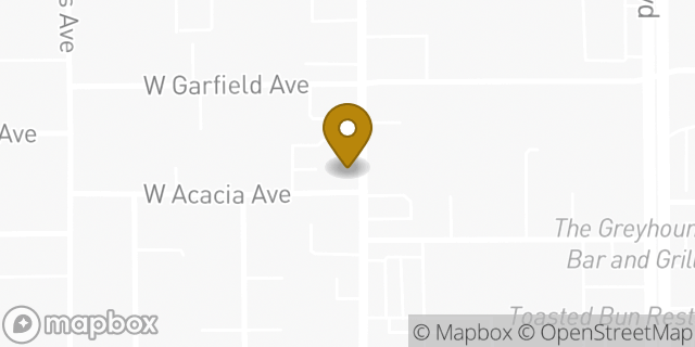 Map showing the location of Starbucks in Glendale, CA 91204