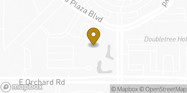 Map showing the location of Bright Horizons Montessori at Greenwood Plaza in Greenwood Village, CO 80111