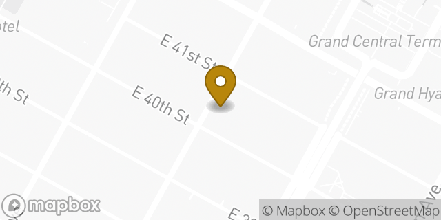 Map showing the location of Panera Bread in New York, NY 10017