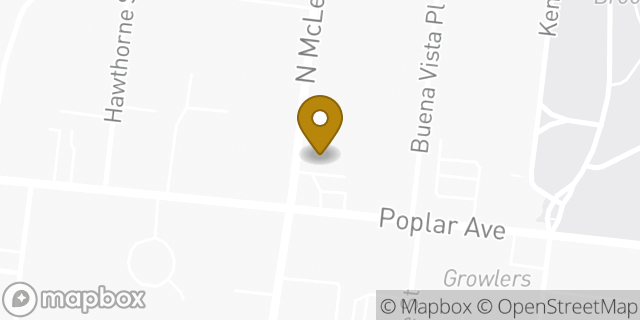 Map showing the location of Amazon Locker - Luisa in Memphis, TN 38104