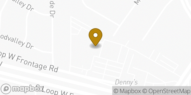 Map showing the location of Houston Area Ford Dealers in Houston, TX 77025