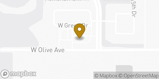 Map showing the location of QuikTrip in Youngtown, AZ 85363