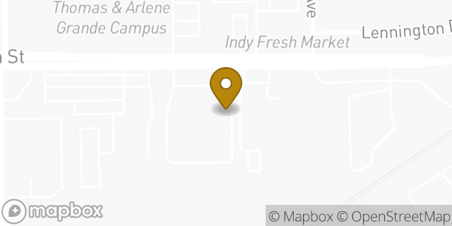 Map showing the location of Amazon Locker - Canoeing in Indianapolis, IN 46226